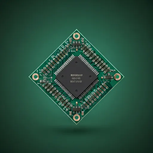 Microchip circuit detail